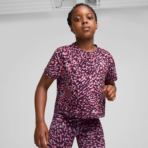 PUMA T-shirt da treno per ragazzi: Velocità e stile assicurati. Un'avventura ferroviaria indimenticabile per giovani esploratori!